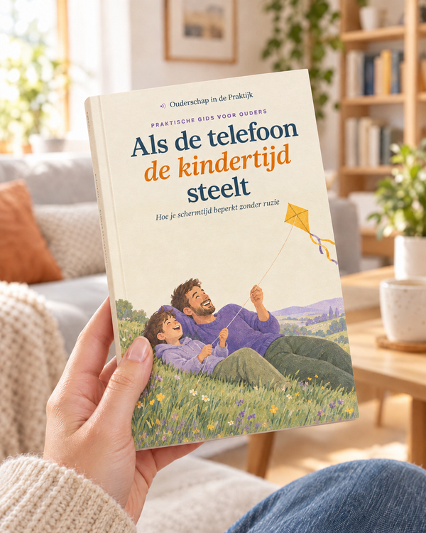 Als de telefoon de kindertijd steelt