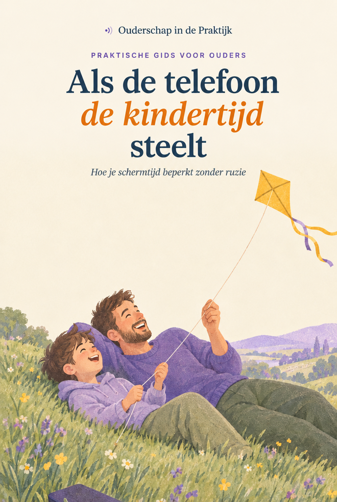 Als de telefoon de kindertijd steelt